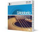 D’Addario EJ16-3D Phosphor Bronze Acoustic Guitar Strings