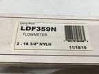 PENTAIR LDF359N Letro Flowmeter 2-16 GPM (A-24-01)