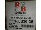 Roll Bond 36# Ink Jet Bond 36" x100' RIJB36-36