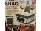 SHAQ 3-in-1 Smokeless Grill and Press