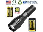 900000LM Tactical 5 Modes LED Flashlight Zoom Torch Aluminum