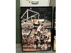 Autographed photos of Hersey Hawkins playing for Bradley University -