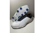 NIke Golf Shoes Mens Size 13 Wide Lunar White Blue