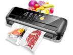 Vacuum Sealer Machine 80Kpa Suction Power Bags and Cutter