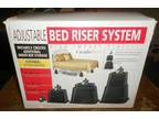 creative wave adjustable bed riser system in the box new