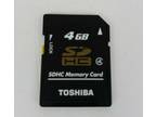 Toshiba 4GB SDHC Memory Card For Nintendo 3DS