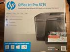 HP Office Jet Pro 8715 All-in-one Printer - Black