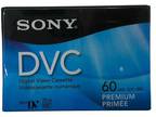 Sony Digital Video Cassette DVC Lot Premium 60Min Mini Dv