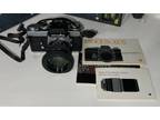 Minolta XE-5 Black SLR 35mm Camera w/ MC Rokkor - X 1:1.4