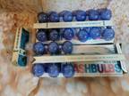 Vintage NOS Sylvania Flashbulbs 25b Blue Dot Pack of 12 +