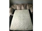 Beige Pull Out Sofa Bed Mattress Used in Good Condition
