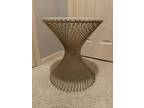 Retro Mid Century Platner Style Wire Accent Side Table