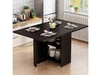 Folding Dining Table, Extendable Multifunction Table