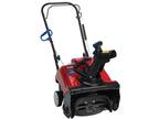 Gas Snow Blower Thrower 18 In. 99cc Single-Stage Engine
