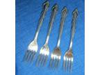 Imperial Stainless Fleurette Flatware Floral Cutlery Lot of