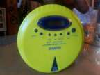 Sanyo CDP242 CD Player - 45 Sec Anti-Skip - Lime Green.
