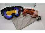Smith Ski Goggles Men I/0 Adjustable Strap Bag Extra Red