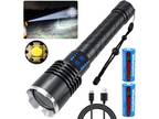 Powerful Tactical Flashlight XHP120 LED USB Rechargeable
