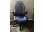 Staples Emerge Vortex Bonded Leather Gaming Chair Blue &
