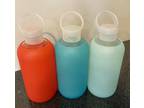 Lot of 3 BKR 500 ml Silicone Smooth sleeve glass water