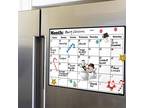Fridge Calendar Magnetic Dry Erase Calendar Whiteboard