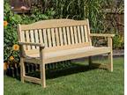 64" Treated Pine English Garden Bench