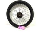 20" Rear Bicycle Black Wheel, 7-Speed Freewheel 1.95" Tire