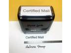 Certified Mail Rubber Stamp Black Ink Self Inking Ideal 4913