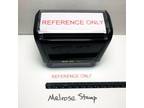 Reference Only Rubber Stamp Red Ink Self Inking Ideal 4913