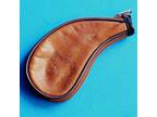 Vintage SOFT LEATHER GOLF CLUB COVER Case--Stamped Lucky #7