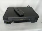 Toshiba VCR VHS W-528 1 Min Rewind Energy 4Head Hi-Fi Video