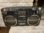 Lasonic TRC 931 Dual Cassette Boombox Radio Ghettoblaster -