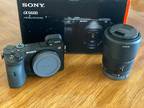 Sony Alpha a6600 with 18-135mm Lens Kit. (Also have 2 prime