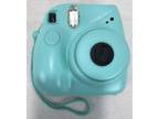 Fujifilm Instax Mini 7+ Camera - Sea Foam Blue/Green - Built