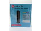 NEW Motorola MB8611 Modem Cable - Black (FREE SHIPPING)