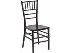 Flash Furniture Chiavari Resin Stacking Chair- Mahogany