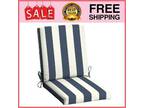 Mainstays Outdoor Chair Cushions High Back Patio Navy Cabana