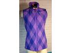 NEW Nike Women's Sport Golf Thermal Full Zip Vest Purple