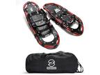 21" /25" /27" Red Snowshoes with Lightweight Aluminum