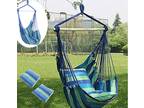 Deluxe Hammock Rope Chair Patio Porch Yard Tree Hanging Air