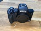 Canon EOS M50 Mark II 24.1MP Mirrorless Camera - Black (Body