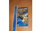 MAXELL VCR HEAD CLEANER VHS Tape VP-100 DRY TYPE, NEW