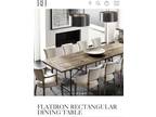 Restoration Hardware Flatiron Dining Table 112”