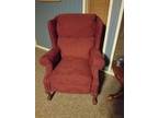Love seat, 2 recliners, leather arm chair