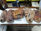 Used Baseball Gloves Lot Of 5