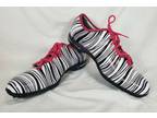 FOOTJOY Tailored Collection Black White Zebra & Pink Womens