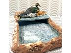 Vintage Duck Note Pad Holder Popular Imports 1999 Resin 3D