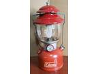 Coleman 1965 Lantern Red 200A with Globe Camping Dated 7/65
