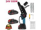 24V 550W MIni Chainsaw, Portable Rechargeable Cordless