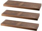 Kosiehouse Floating Shelves for Wall, Rustic Solid Pine Wood